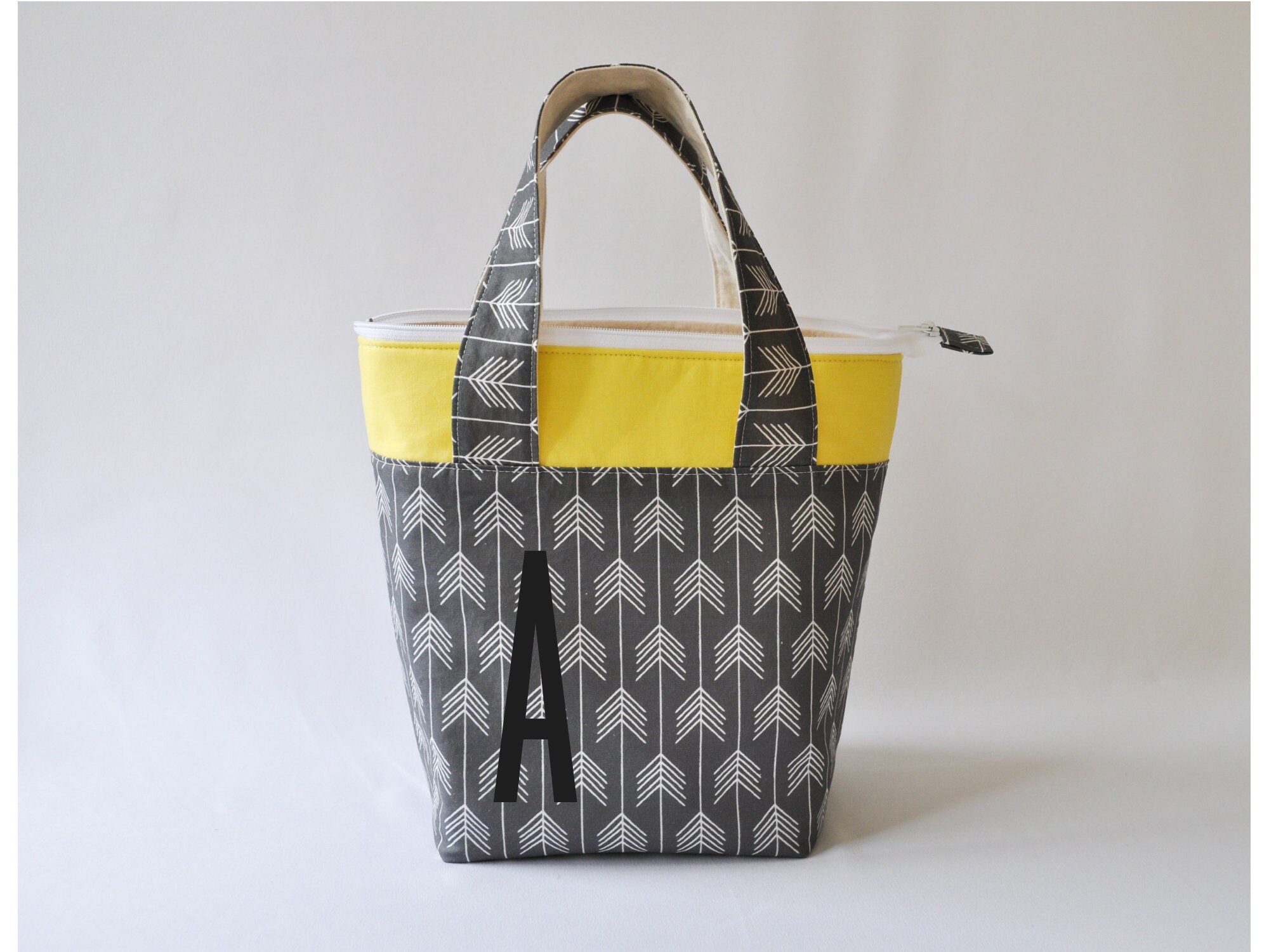 yellow lunch bag