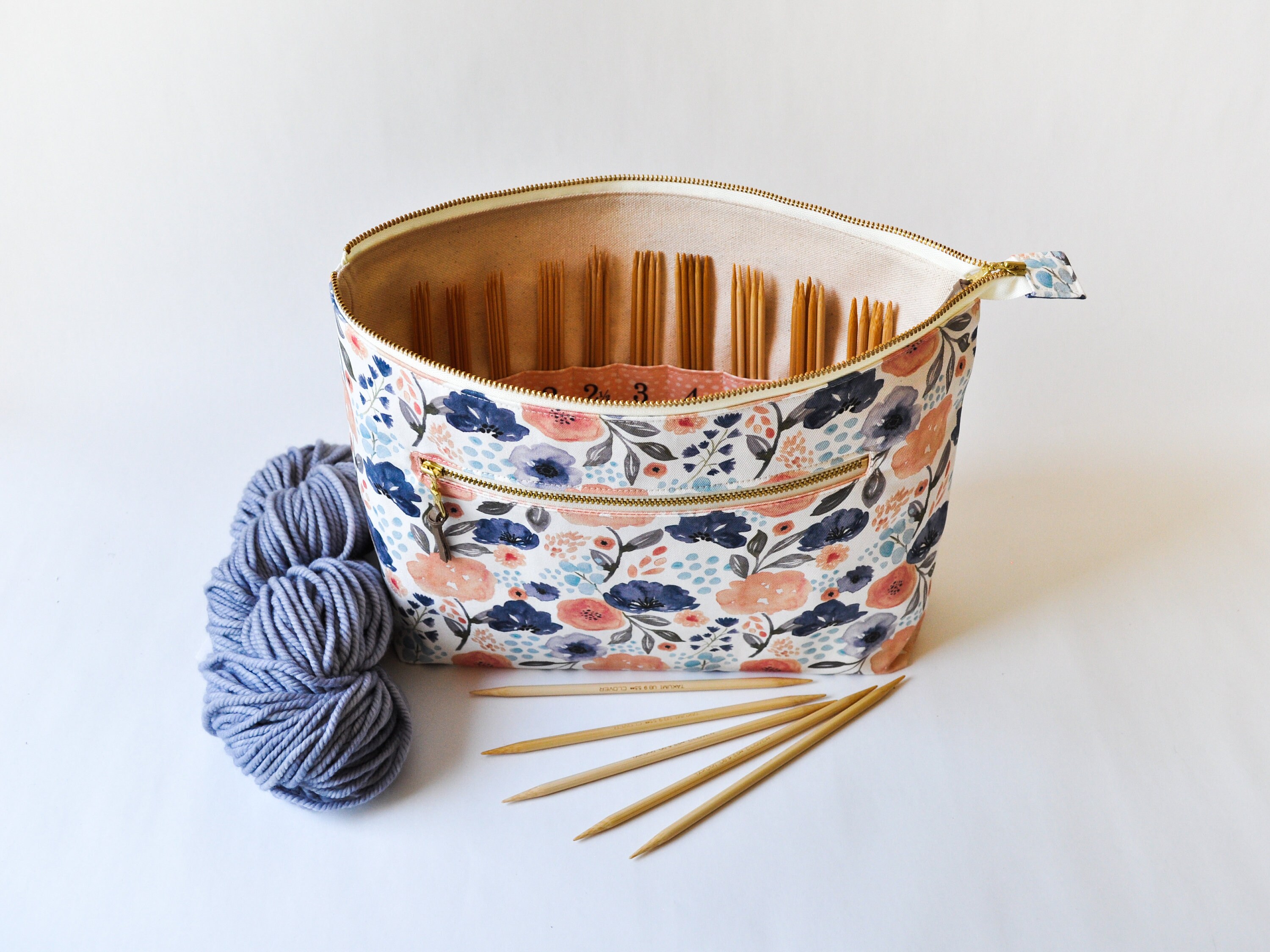 Crochet Tote Bag, Knitting Tote Bag, Personalised Bag, Knitting Project  Bag, Yarn Bag, Knitting Storage, Grandma Knitting, Cute Mum Gift 
