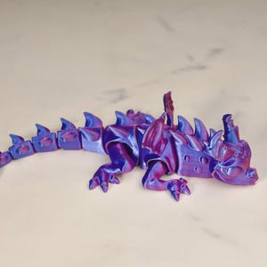Dragón Articulado Fantasía – Juguete articulado 3D, Decoración Dragón, Regalo Geek, Impresión 3D, Figura Mágica articulada.