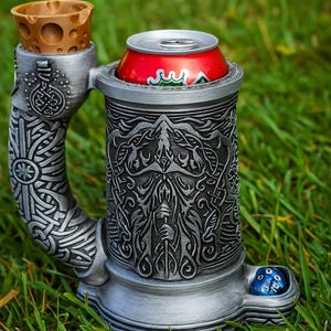Torre de dos lata • Accessoires pour le D&D et les jeux vidéo • Idéal pour les amateurs et les geeks • Porte et boîte de nuit magiques | Torre de dos taza