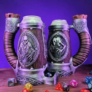 Torre de Dados con Soporte para Lata Arquero Necromancer • Accesorio y Regalo PERFECTO Para Juegos de Mesa Dragones y Mazmorras