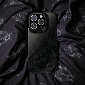Slim Protective Phone Case: Glossy Polycarbonate, Lay-Flat Bezel