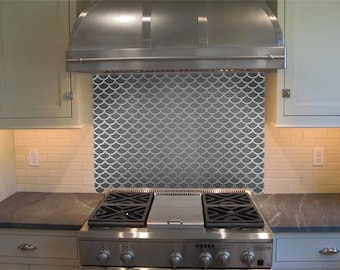Stainless Steel Kitchen Backsplash 24 x 36 18ga #4 ss304 (CUSTOM SIZE  AVAILABLE)