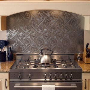 Stainless Steel Twister Backsplash