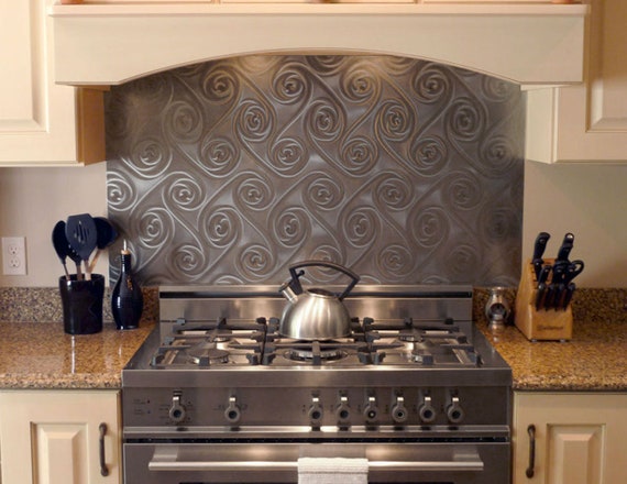 Stainless Steel Twister Backsplash 