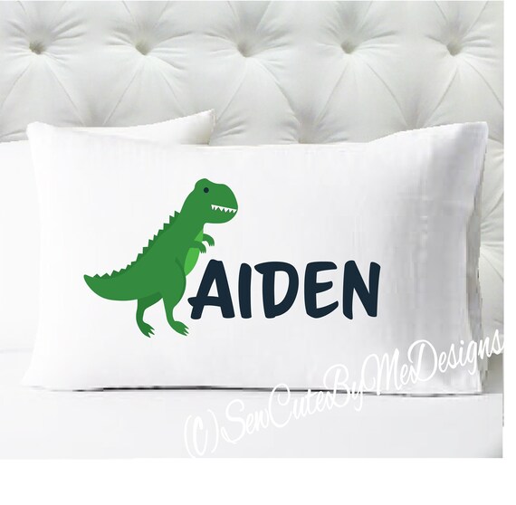 Pillowcase Dinosaur Pillow Case Navy Pillowcase 50x60 | Etsy