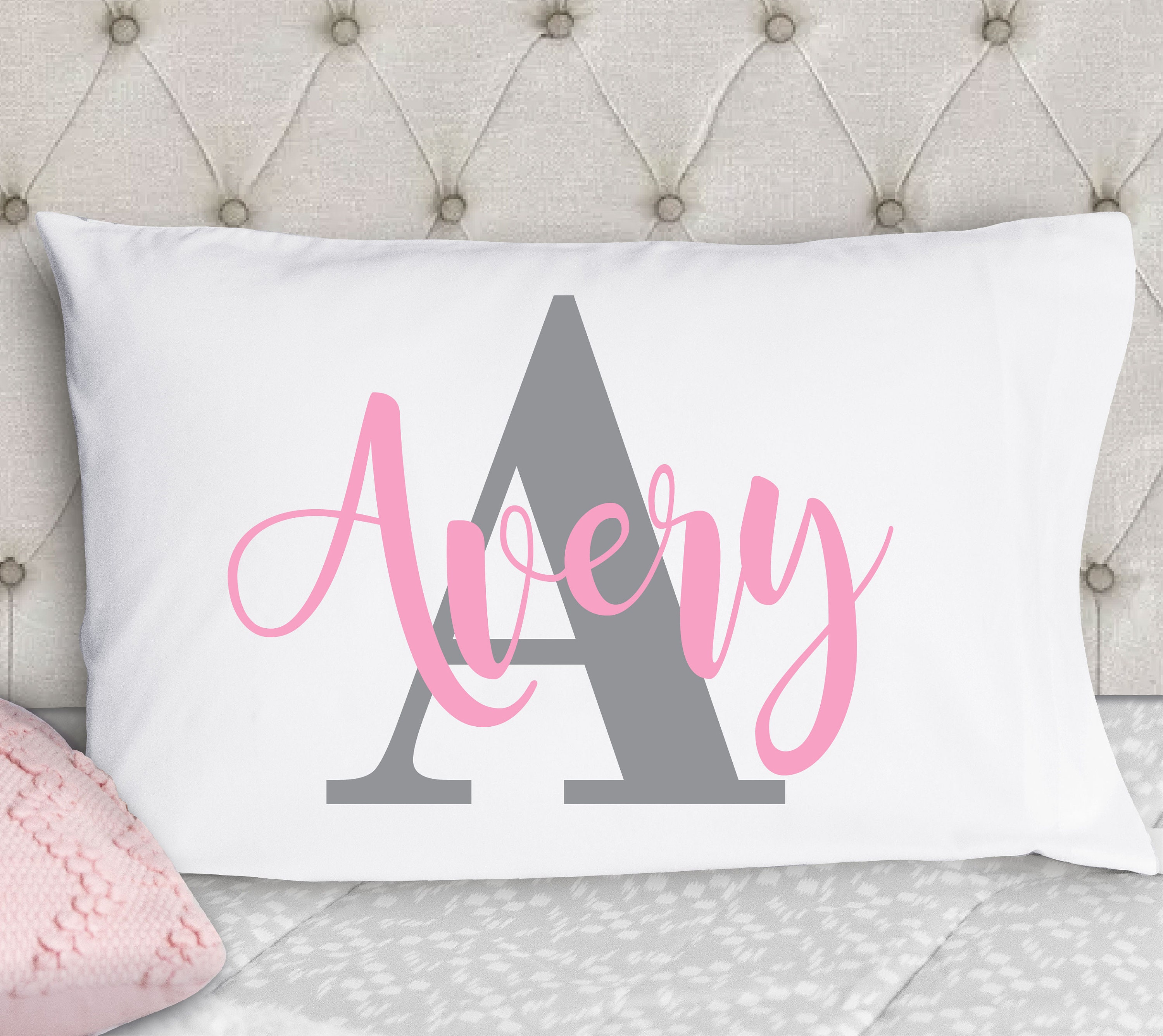 Throw pillows hotsell with initials