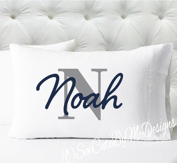 personalized pillow cases etsy