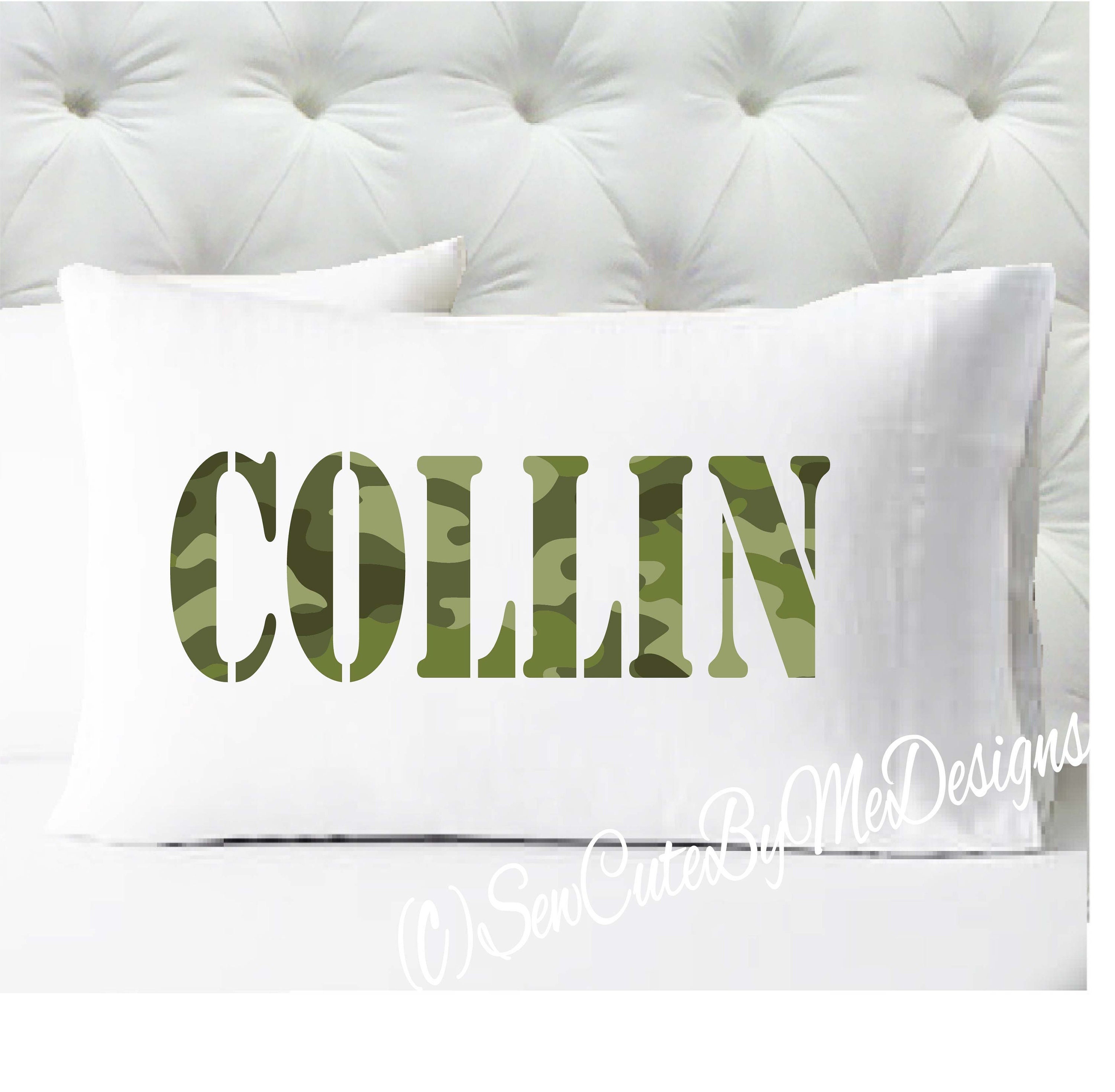 camo pillow case