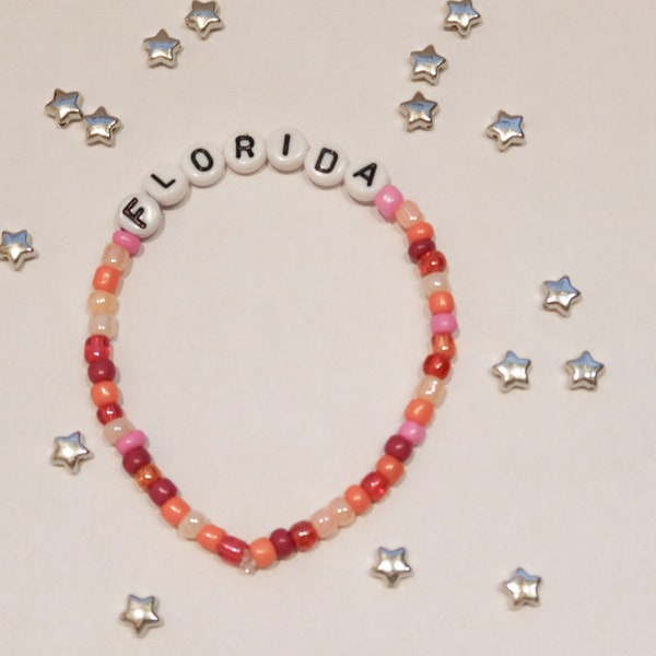 Florida Friendship Bracelet | Tortured Poets Department  | Taylor Swift Eras Tour Beaded Bracelets