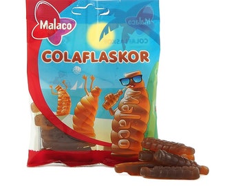 Malaco Colaflaskor 80 gramos / 2.822 oz