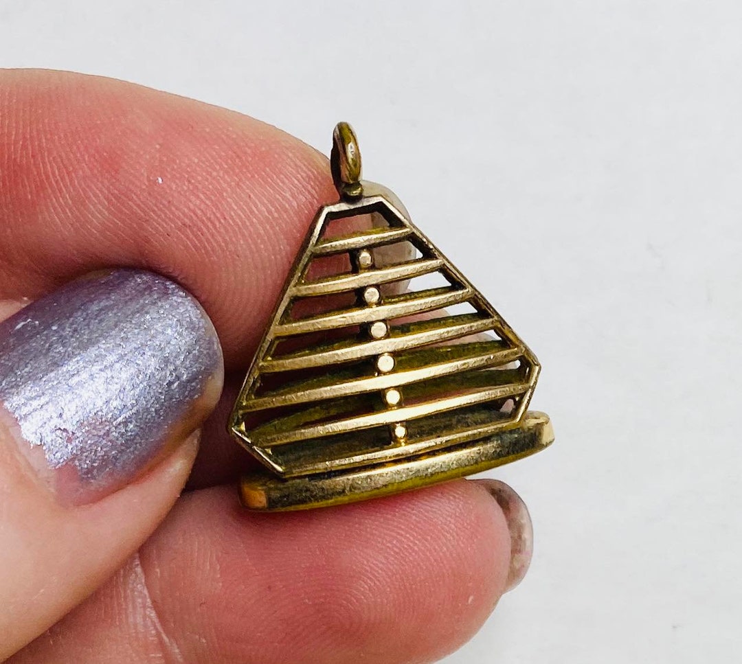 Antique Pocket Watch Fob Pendant, Gold Tone, Eb97 Etsy