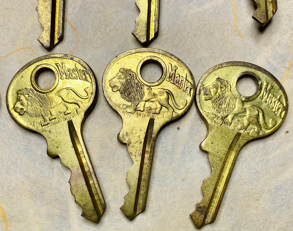 21pc Lot Antique Lion Key lot key bundle/ bulk roaring lion Etsy