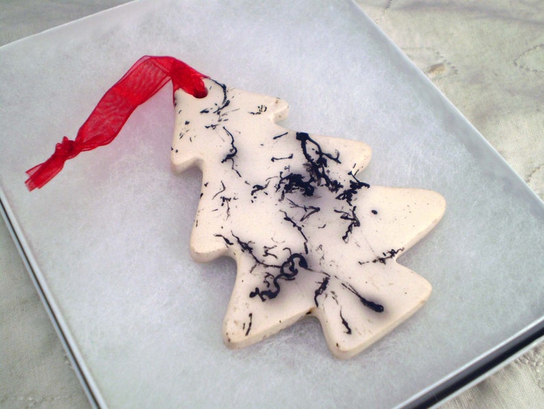 Tree Ornament Horse Hair Raku Christmas Tree Ornament Raku Etsy