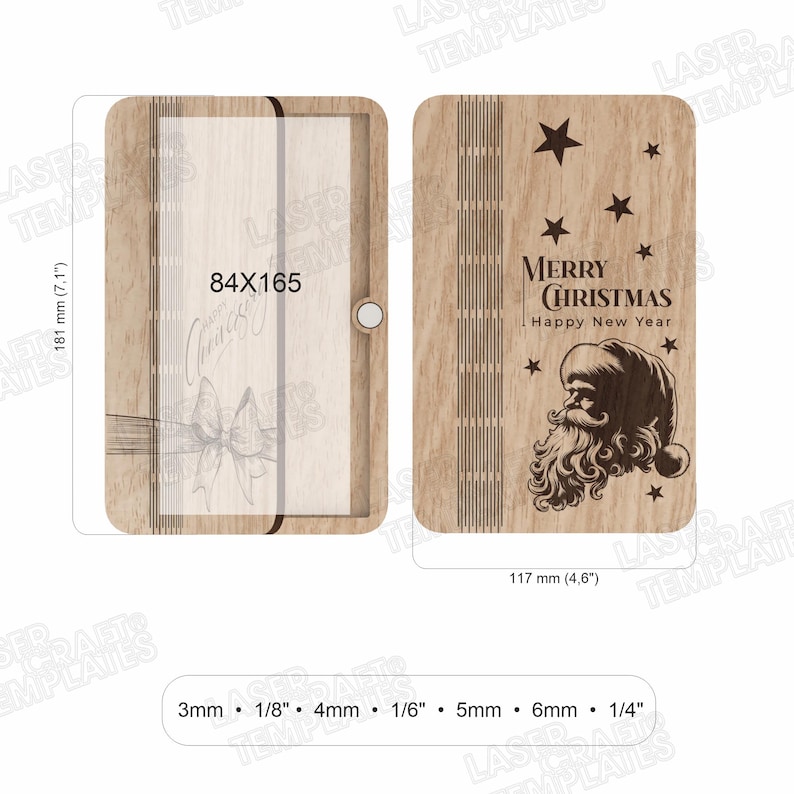 Tallon 2906 Arctic Luxe Lot De 4 Porte-monnaie Et Enveloppes De Noël