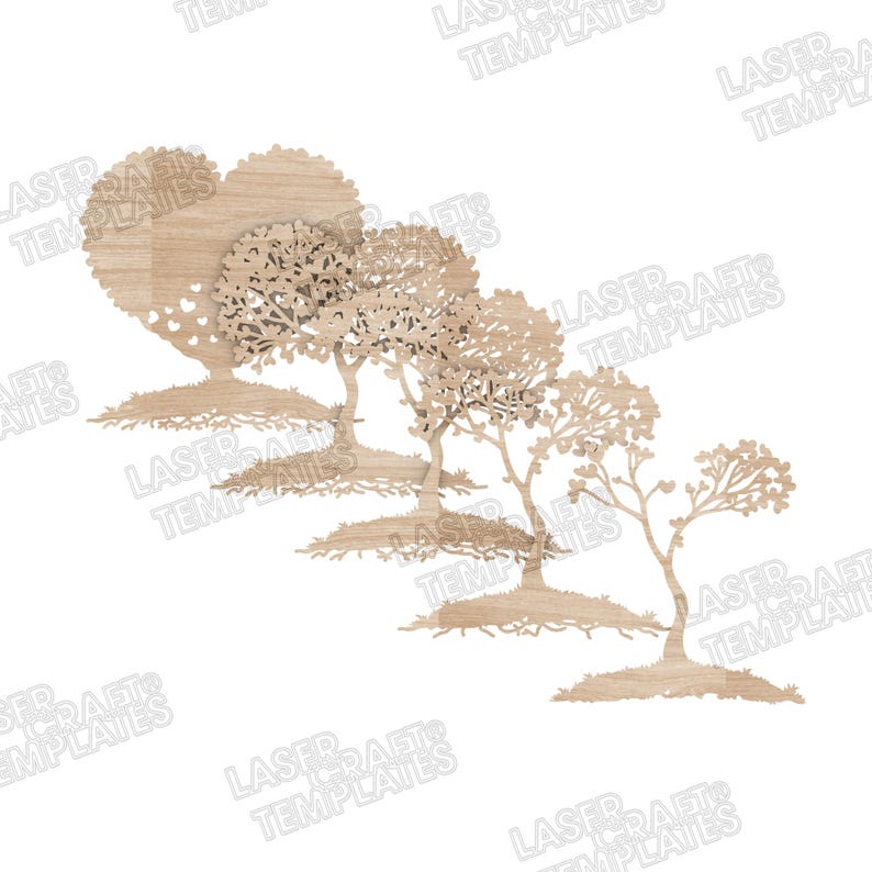 Multilayer Heart Wall Panel Laser Cut Svg File Glowforge Multilayer ...