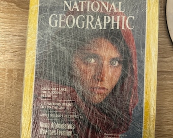 National Geographic 1985 Afghaans meisje zeldzaam verzamelobject