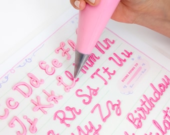 Hoja de práctica de rotulación y ribeteado (DESCARGA DIGITAL)