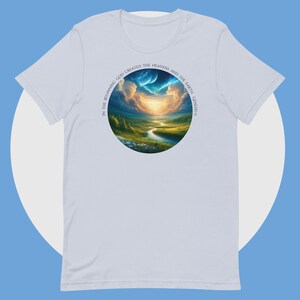 In the Beginning God Created the Heavens and the Earth Unisex t-shirt