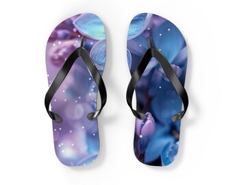 Flip-Flops mit 3D-Blumenmuster