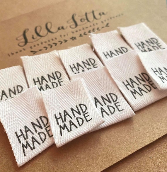 HANDMADE 10 x labels | Etsy