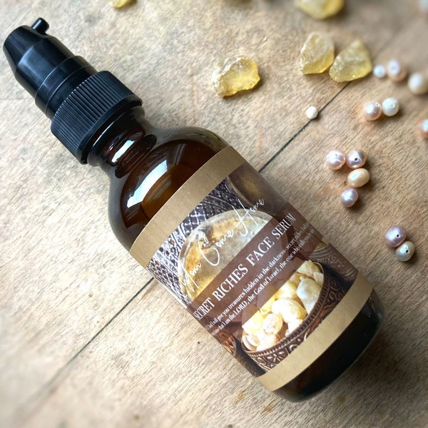 Organic Castor Oil Face Serum • 24K Colloidal Gold • Anti-aging • Hydrating • Reduce Redness • Build Collagen • Reduce Scars & Fine Lines