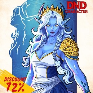 Personagem DnD personalizado, Arte DnD personalizada, Retrato DnD, Dungeons and Dragons, Comissão DnD personalizada, Arte de personagem DnD