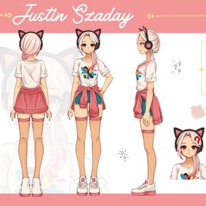 Character sheet, character concept, Reference Avatar, reference sheet,  Custom Character, anime sheet, furry reference, vtuber sheet, character design, oc reference sheet, Furry ref sheet, vtuber model, Character model, avatar, Anime Vtuber, anime commission, original character, Vtuber Commission, avatar, character commission, Anime Commission, artwork commission, design sheet, streaming, anime, avatar, vtuber model furry, vtuber design, design vtuber, anime sheet, roblox sheet, valentine Gift