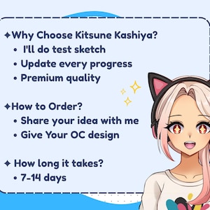 Reference sheet, character sheet commission, Anime, Character art, Custom character sheet, custom character, Furry Character sheet, Oc art image 4