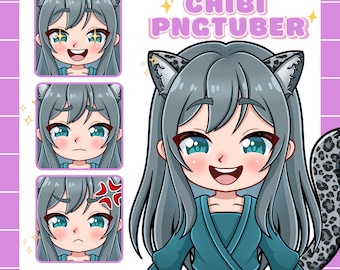 Custom Chibi PNGTuber, Streaming Twitch Character Commission, PNGtuber Commission, Premade PNGTuber, Chibi PNGtuber Avatar, PNGtuber Model