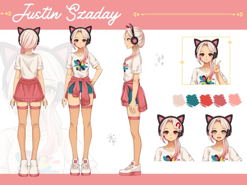 Character sheet, character concept, Reference Avatar, reference sheet,  Custom Character, anime sheet, furry reference, vtuber sheet, character design, oc reference sheet, Furry ref sheet, vtuber model, Character model, avatar, Anime Vtuber, anime commission, original character, Vtuber Commission, avatar, character commission, Anime Commission, artwork commission, design sheet, streaming, anime, avatar, vtuber model furry, vtuber design, design vtuber, anime sheet, roblox sheet, valentine Gift