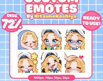 EMOTES, CUSTOM EMOTES, Chibi Emotes, Twitch Emotes, Twitch Emotes Pack, Animated emotes, Discord Emotes, anime Emotes, custom emotes chibi