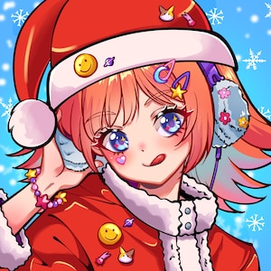 Portrait de profil anime personnalisé, commission PFP pour Twitch, PFP, pfp anime, PFP digital personnalisé, cadeaux de Noël, pfp Vtuber