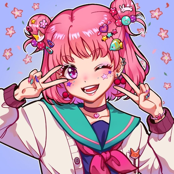 Custom Anime Profile Picture, PFP Commission for Twitch, PFP, PFP