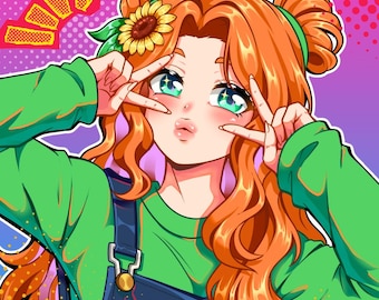 Custom Anime Profile Picture, PFP Commission for Twitch, PFP, Furry Art, Pfp Icon, Fursona Pfp, PFP Anime, Custom Illustration, Custom Icon