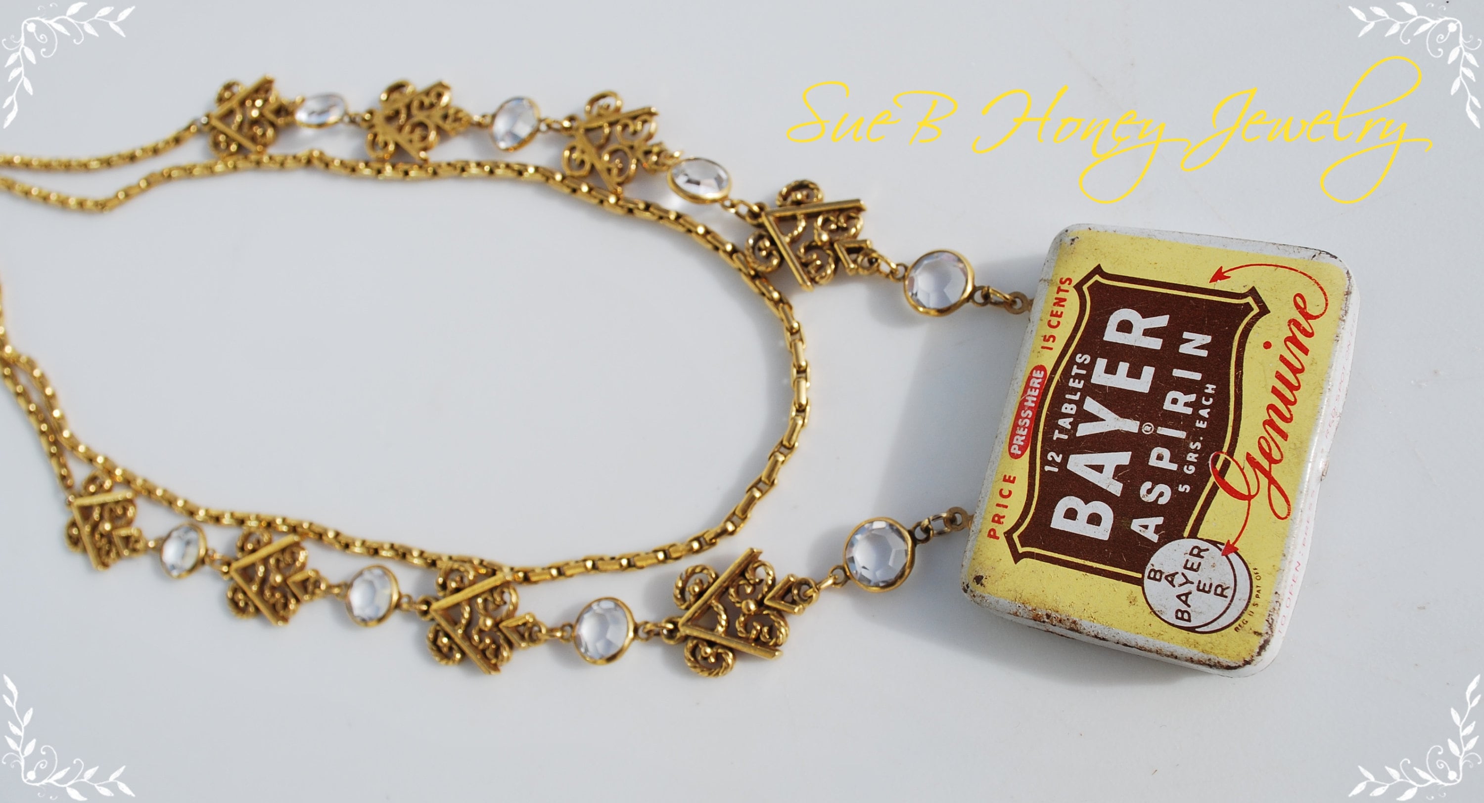 Aspirin Pill Box Etsy