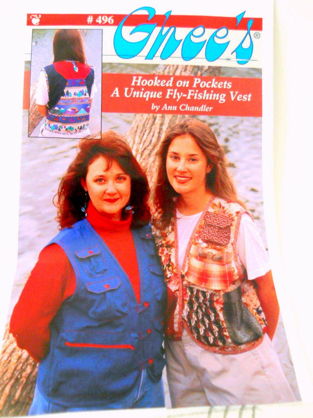 Uncut Ghees Fly Fishing Vest Sewing Pattern by Ann Chandler Hooked on