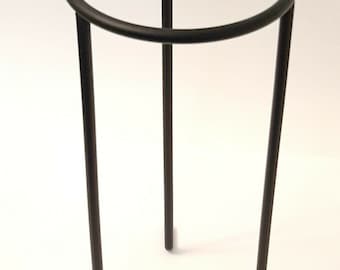 14\u201d Wrought Iron Display Stand Black