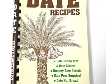 Date Recipes Cookbook Rick Heetland 1996 Comb Bound Recipes