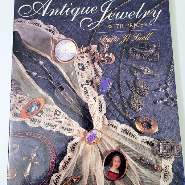 Vintage Antique Jewelry Softbound Book by Doris J. Snell