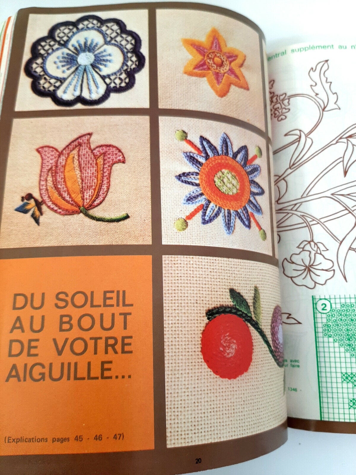 Catalogue Ancien TOUTE LA BRODERIE Collection Reliée N°4 (n°18 à 22) - Occasion état Correct - France