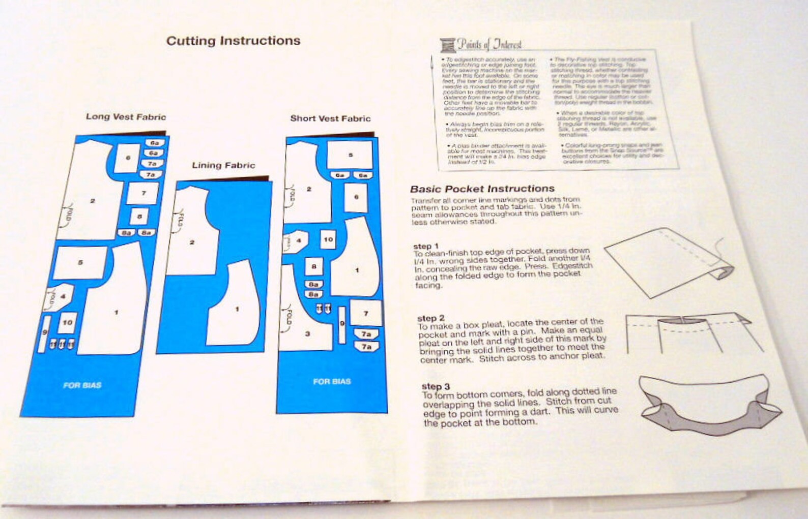 Uncut Ghees Fly Fishing Vest Sewing Pattern by Ann Chandler Hooked on