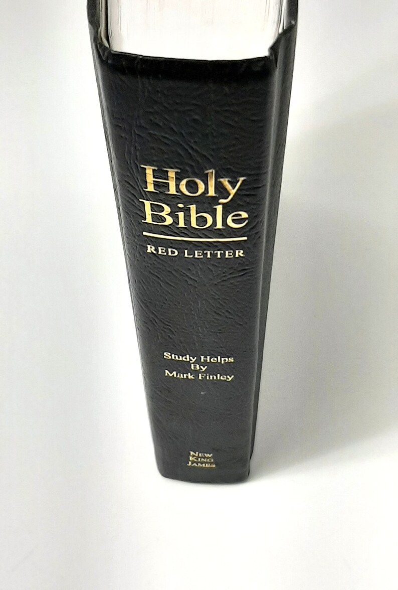 Vintage 1990 Holy Bible Red Letter Edition New King James - Etsy