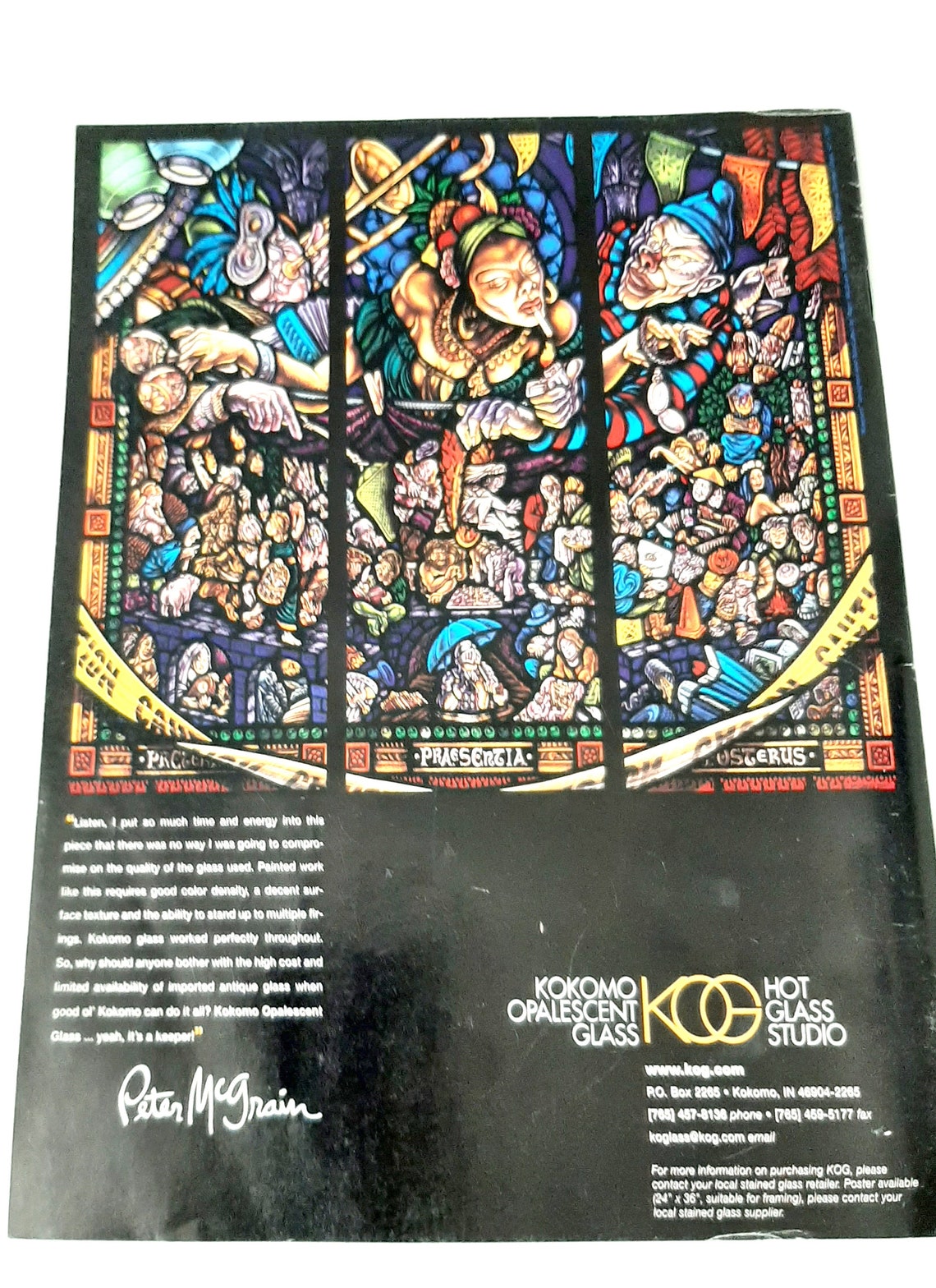 Profitable Glass Quarterly Magazine Spring 2002 Stained Fused Etsy