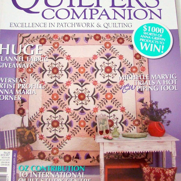 Australian Quilters Companion Magazine No. 26 July/August 2007