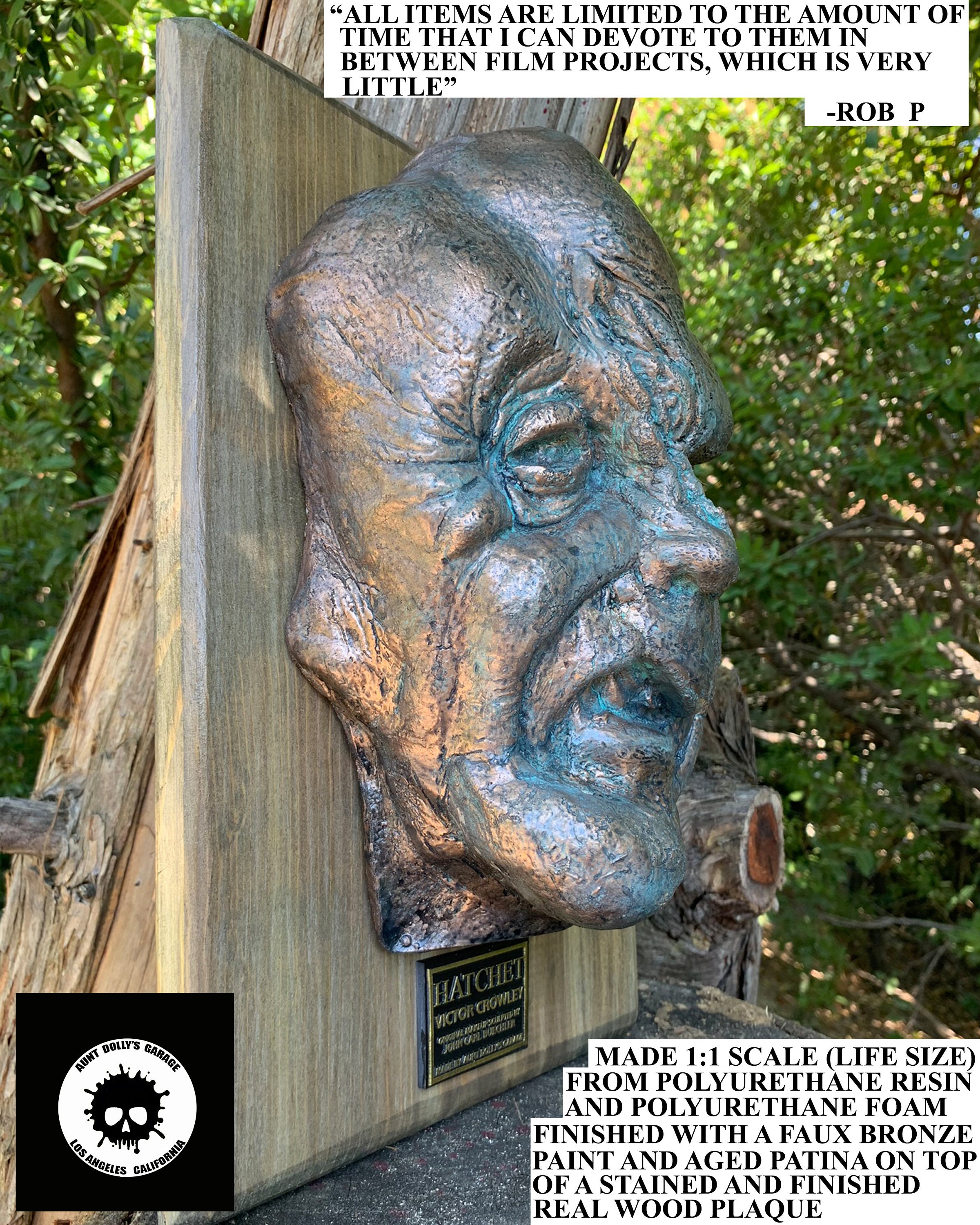 Adam Green's HATCHET Original Victor Crowley Makeup Movie Replica