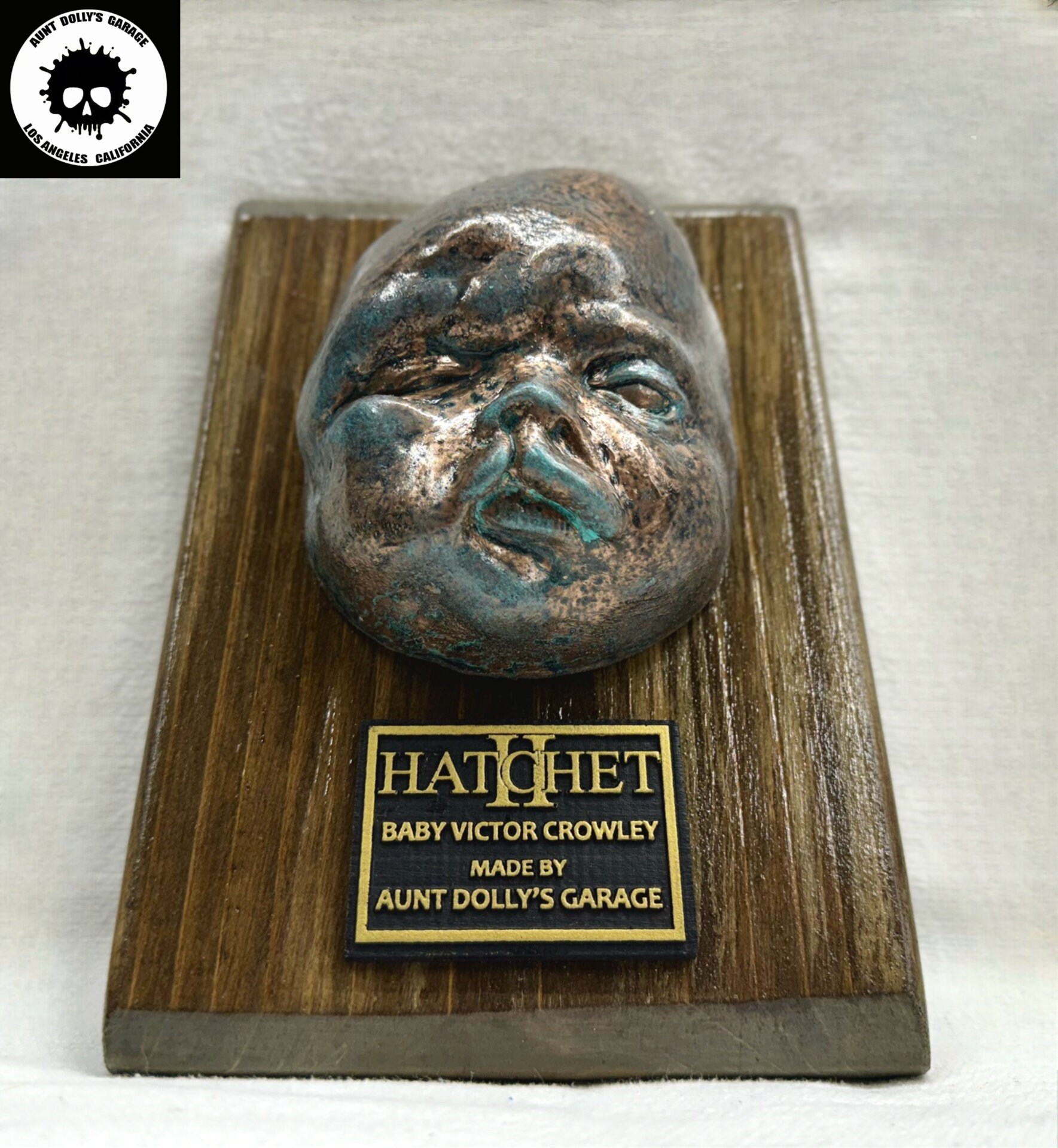 Adam Green's HATCHET 2 Original Baby Victor Crowley Replica Plaque