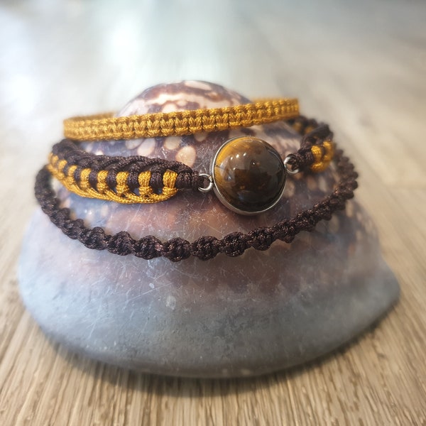 Handmade Bracelet - braided Jewellery, Gift for Her, Coastal Boho Style, macrame, Durable and versatile
