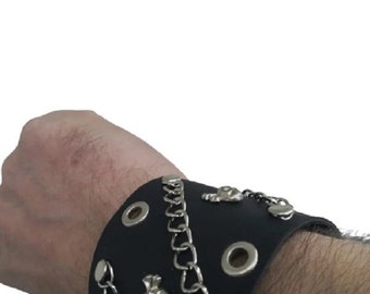 Skull Chain Detailed Bracelet