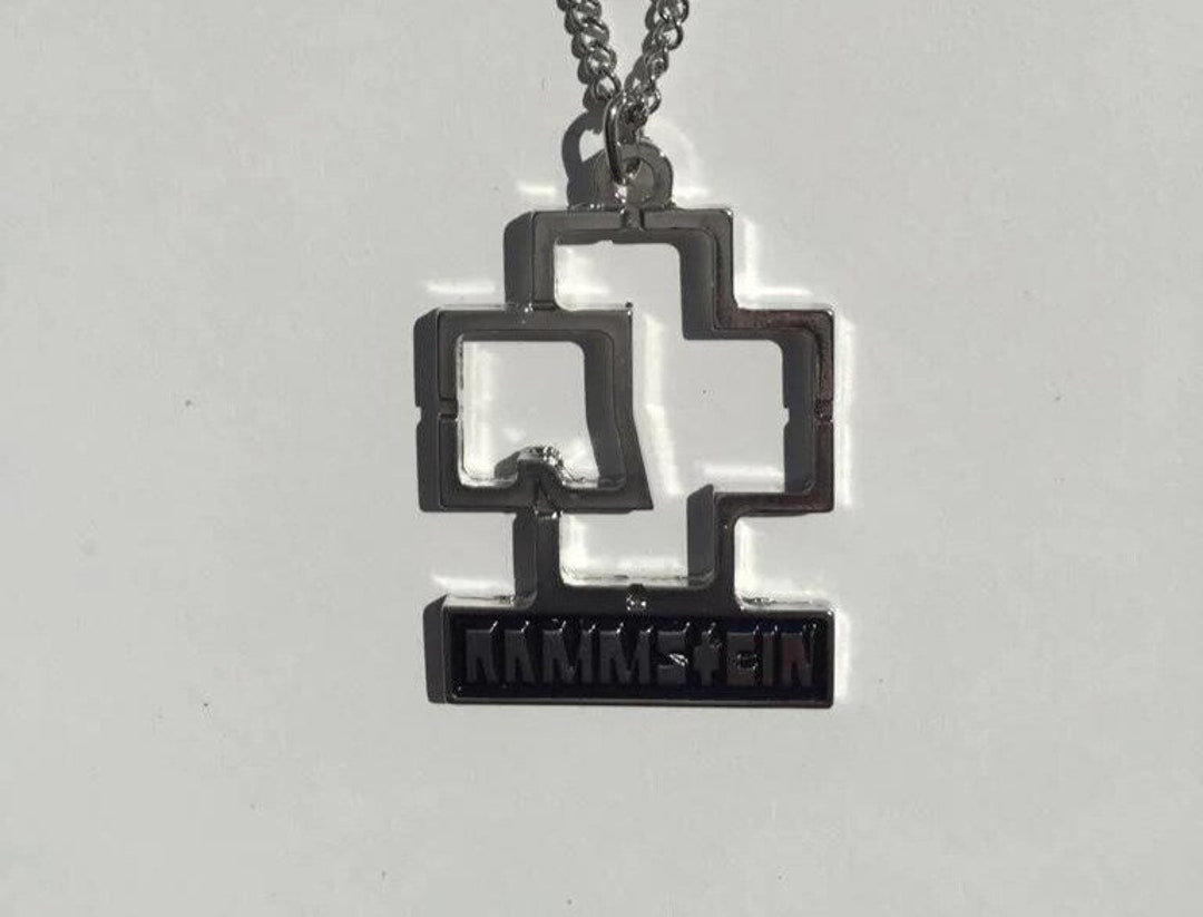 Rammstein Chain Necklace - Heavy Metal Jewelry - Gothic Chain Necklace ...